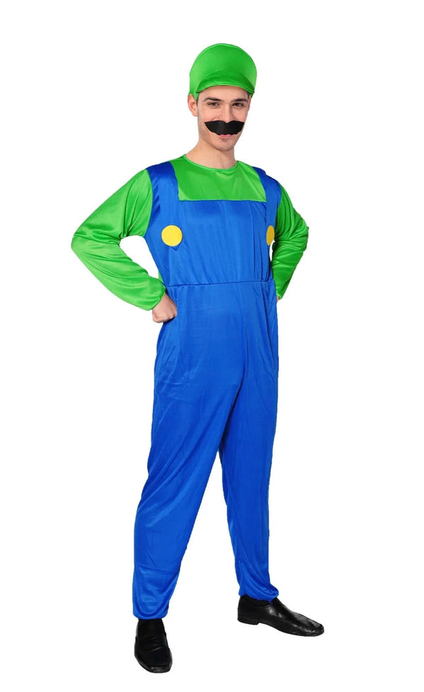 Adult Green Plumber Costume